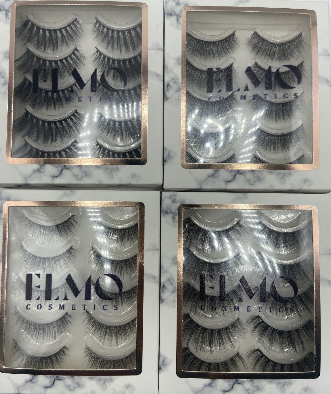 Elmo cosmetics - Pack faux cils 3D
