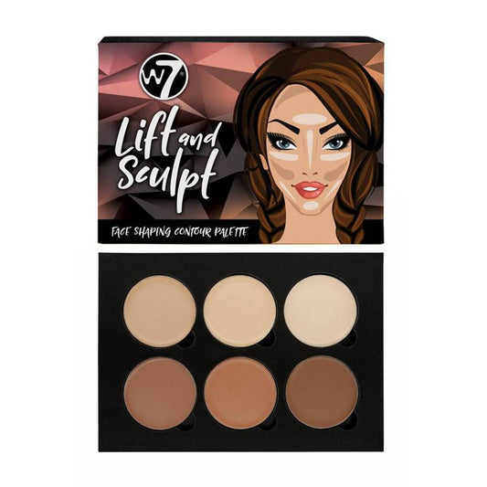 W7 - Lift And Sculpt Palette de maquillage pour visage